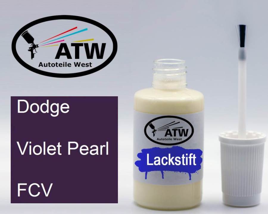 Dodge, Violet Pearl, FCV: 20ml Lackstift, von ATW Autoteile West.